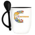 Кружка с ложкой