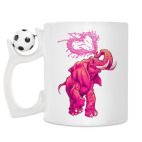 Кружка с футбольным мячиком