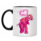 Кружка двухцветная