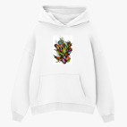 Толстовка худи оверсайз