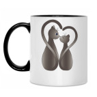 Кружка двухцветная