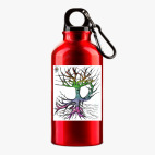 Металлическая бутылка 400 мл UV-DTF