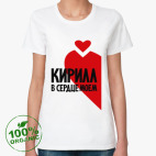 Женская футболка органик