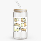 Банка с бамбуковой крышкой