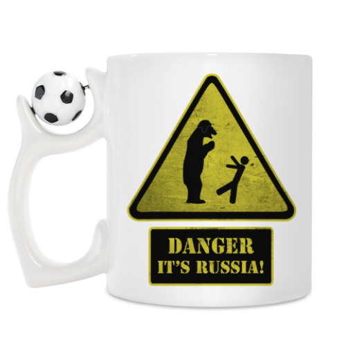 Кружка DANGER It's Russia!