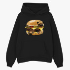 Толстовка худи оверсайз