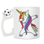 Кружка с футбольным мячиком