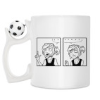 Кружка с футбольным мячиком