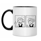 Кружка двухцветная