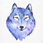 Акварельный волк