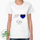 Женская футболка органик