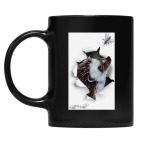 Кружка цветная UV-DTF