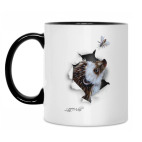 Кружка двухцветная