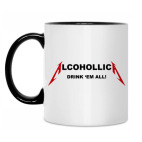 Кружка двухцветная