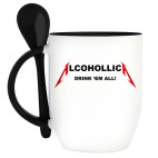 Кружка с ложкой