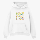 Толстовка худи оверсайз