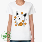 Женская футболка органик