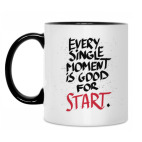 Кружка двухцветная