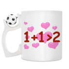 Кружка с футбольным мячиком