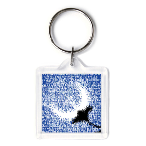 Брелок с принтом  Солнце/Луна