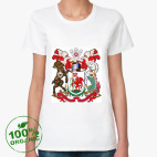 Женская футболка органик