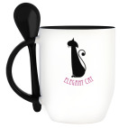 Кружка с ложкой