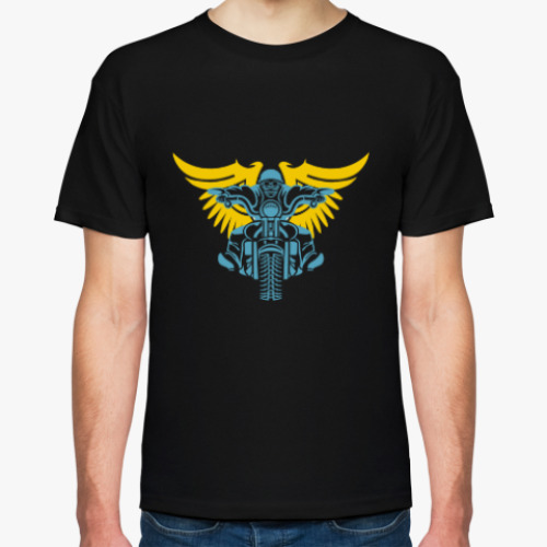 Футболка с принтом Angel Rider