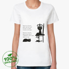 Женская футболка органик