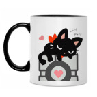 Кружка двухцветная