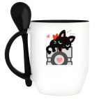 Кружка с ложкой