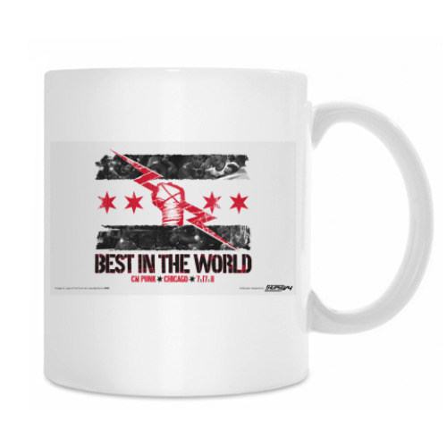 Кружка с принтом См Панк