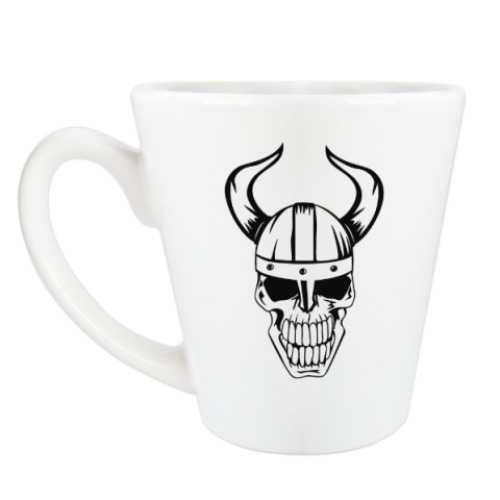 Чашка Латте с принтом Viking