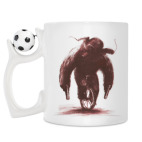 Кружка с футбольным мячиком