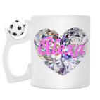 Кружка с футбольным мячиком