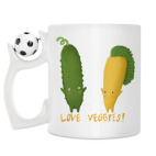 Кружка с футбольным мячиком