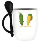 Кружка с ложкой