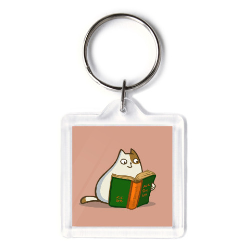 Брелок с принтом Пятничный Котик №19