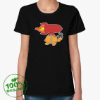 Женская футболка органик