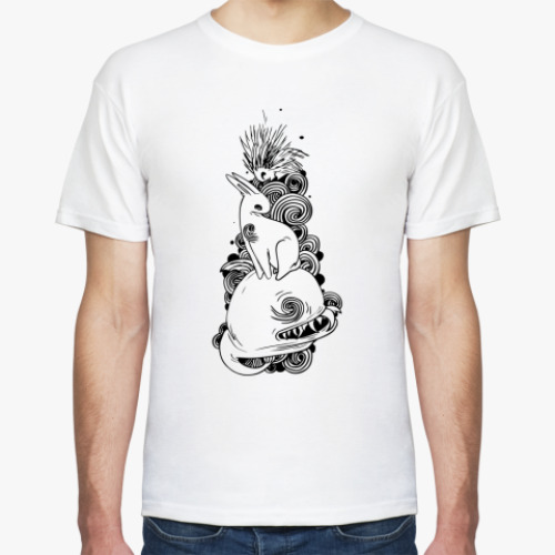 Футболка с принтом  «Живая природа»