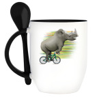 Кружка с ложкой