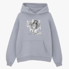 Толстовка худи оверсайз