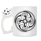 Кружка с футбольным мячиком