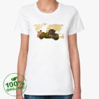 Женская футболка органик