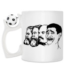 Кружка с футбольным мячиком