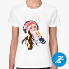 Женская спортивная футболка