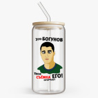 Банка с бамбуковой крышкой