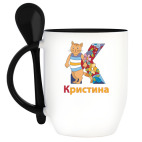 Кружка с ложкой