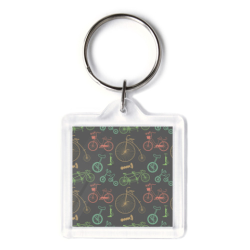Брелок с принтом Велосипеды