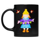 Кружка цветная UV-DTF