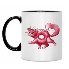 Кружка двухцветная